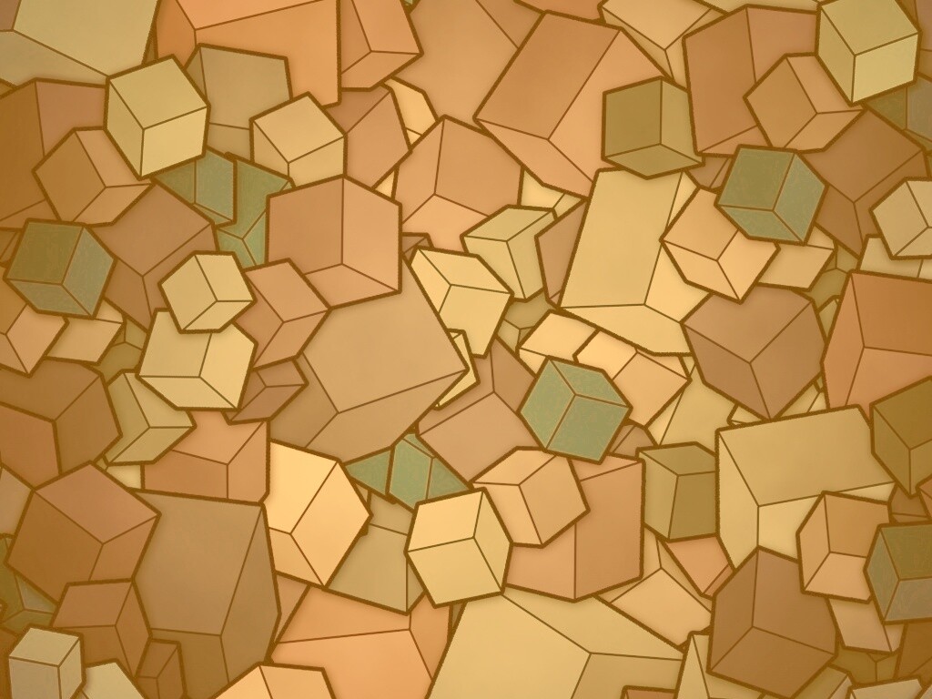 Кубики обои