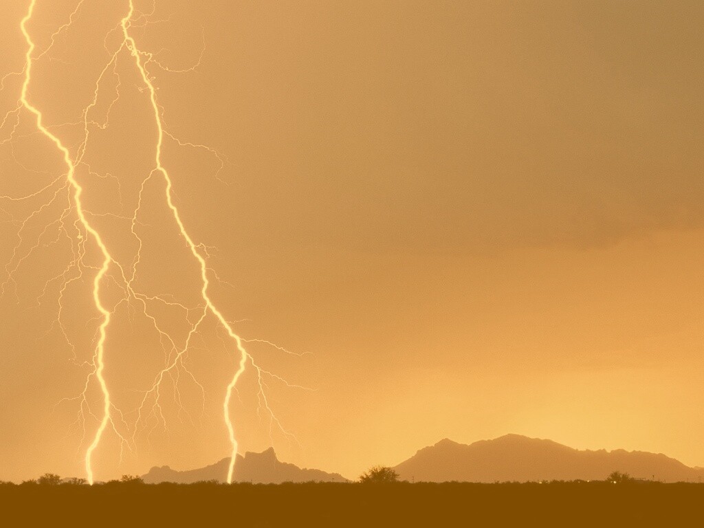 Двойная молния обои