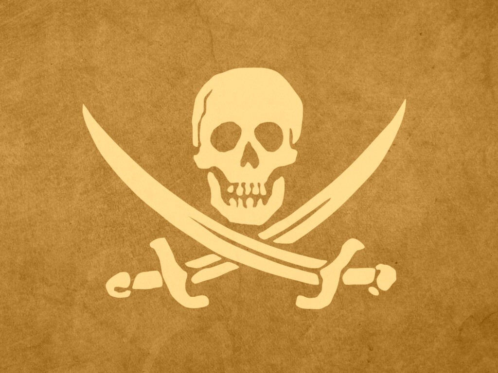 Пиратский флаг обои