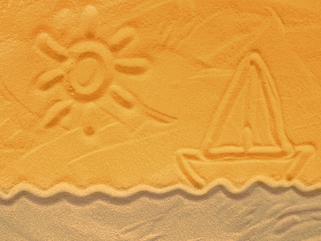 Рисунки на песке обои