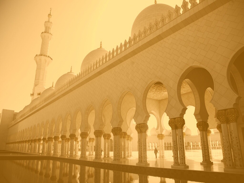 Мечеть шейха в Абу-Даби обои