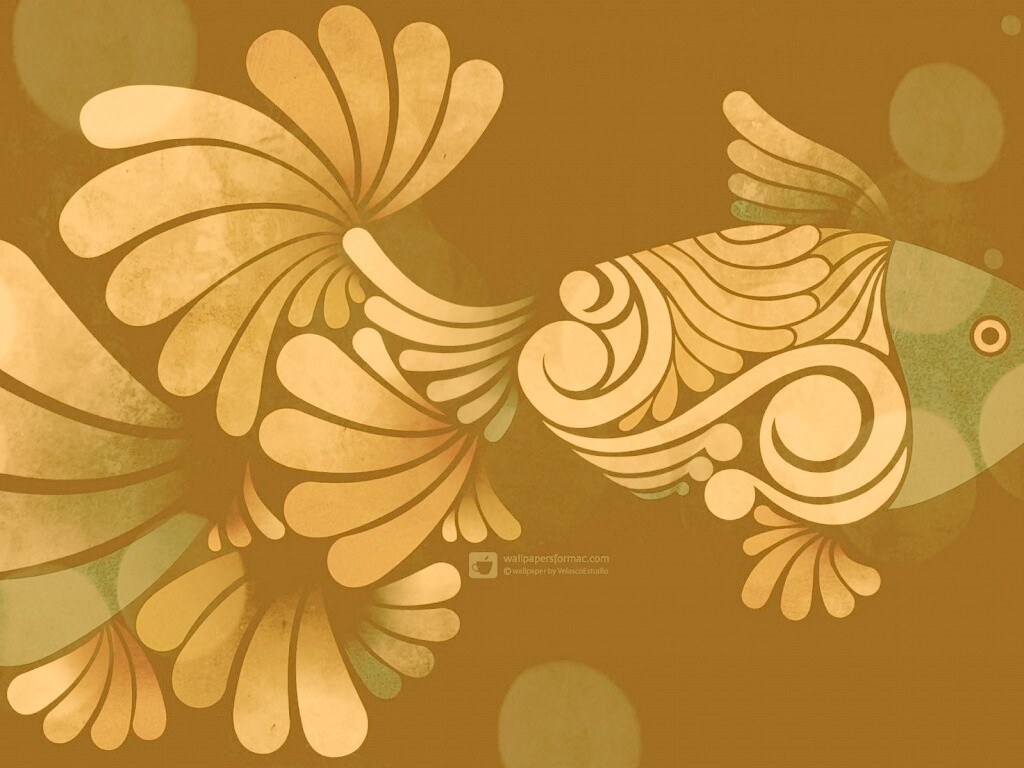 Узор «Рыбка» обои