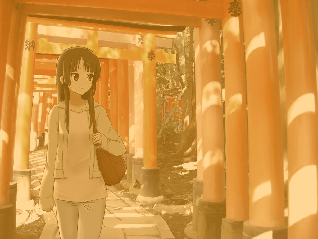 Акияма Мио обои