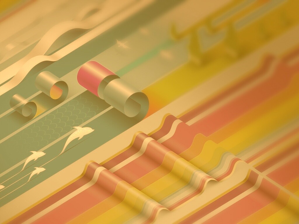 Аппликация из цветной бумаги обои