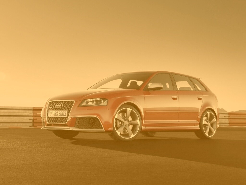 Фотосессия Audi RS3 на треке обои