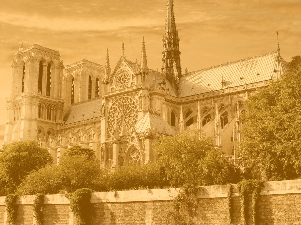 Собор парижской Богоматери обои