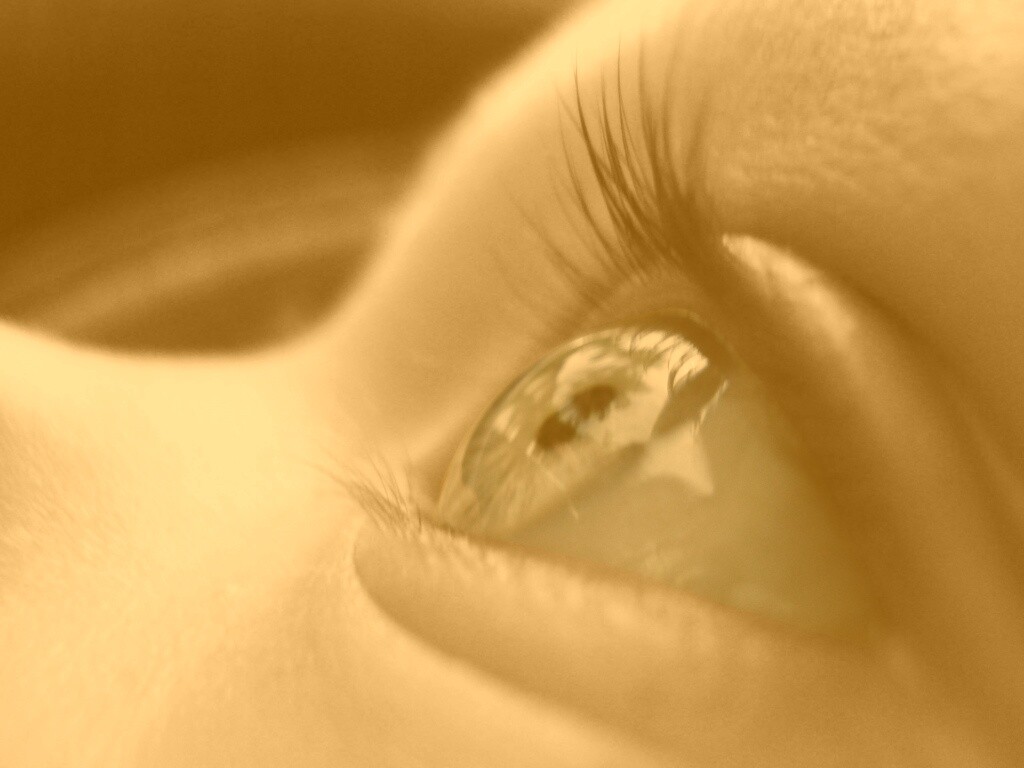 Ясный взгляд младенца обои