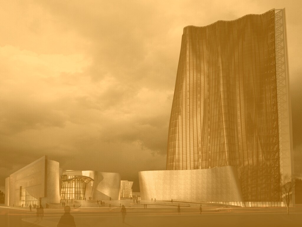 Здание обои