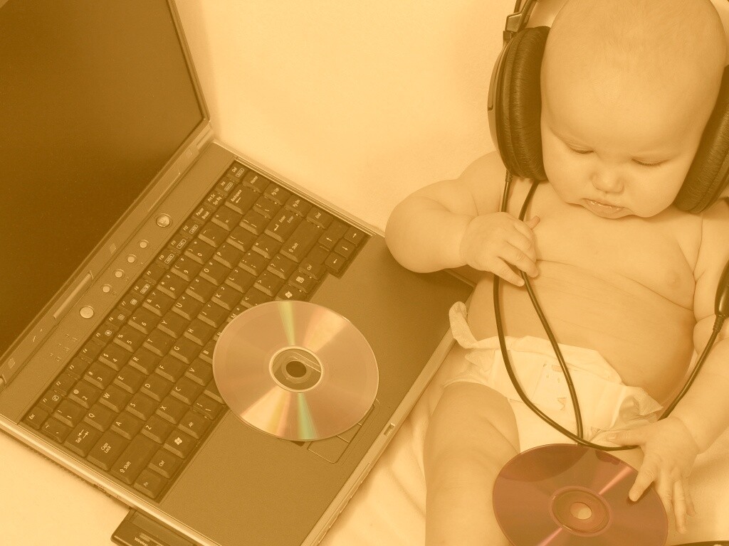 Маленький диск жокей обои