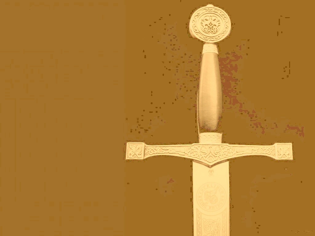 Гарда и эфес средневекового меча обои