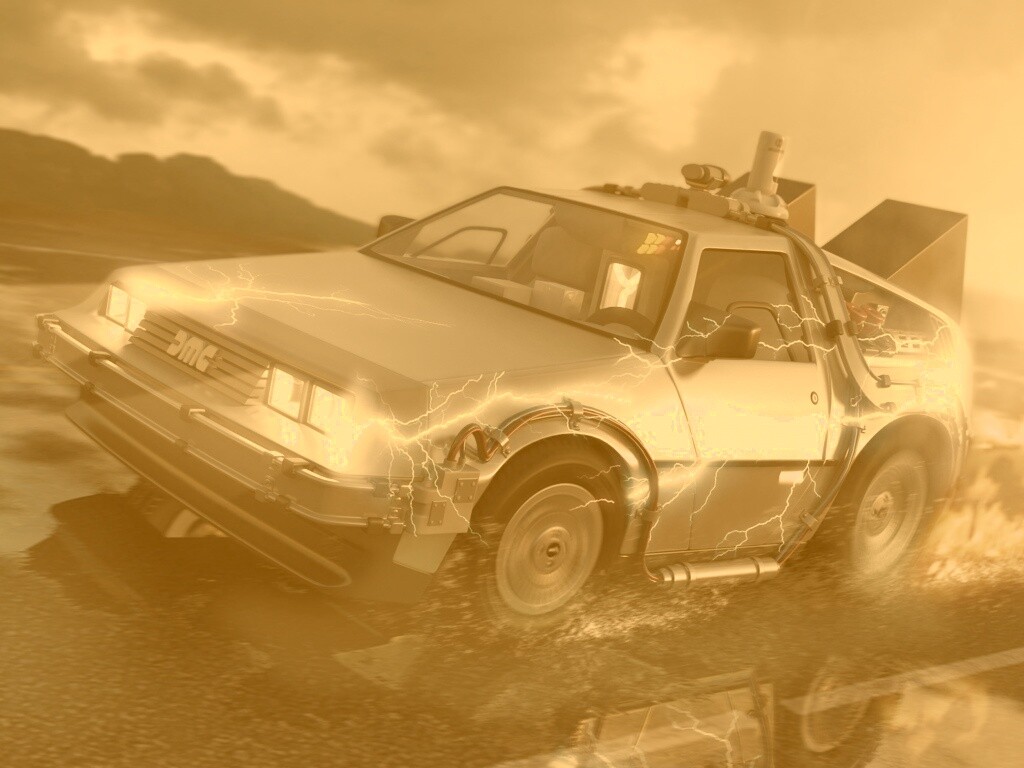 Машина времени обои