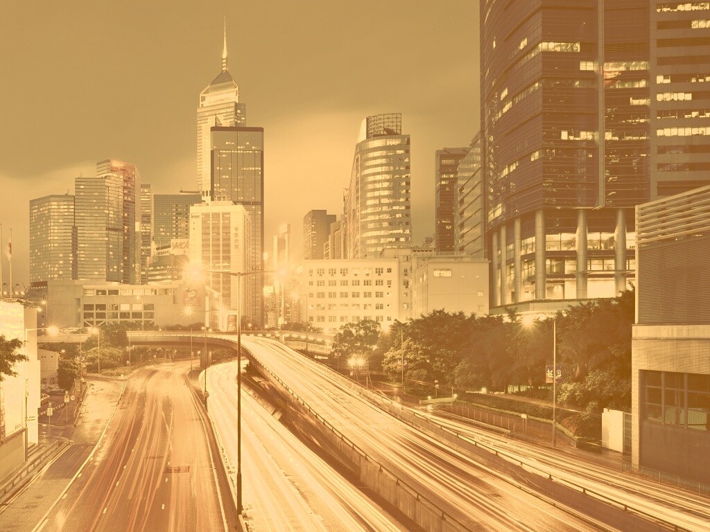 Огни Гонконга обои