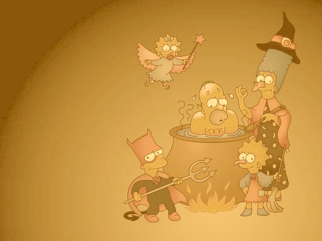 Шабаш Симпсонов обои