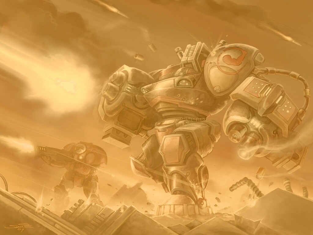 Терраны из StarCraft обои