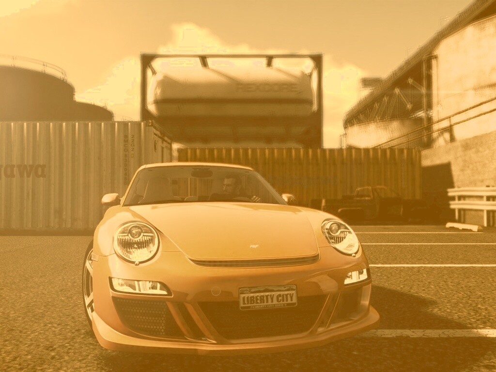 Порше из GTA4 обои