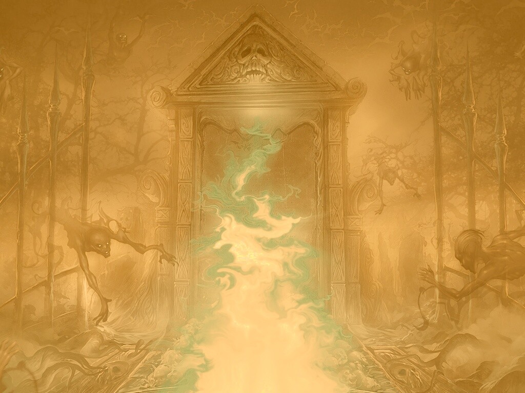 Демонические врата обои