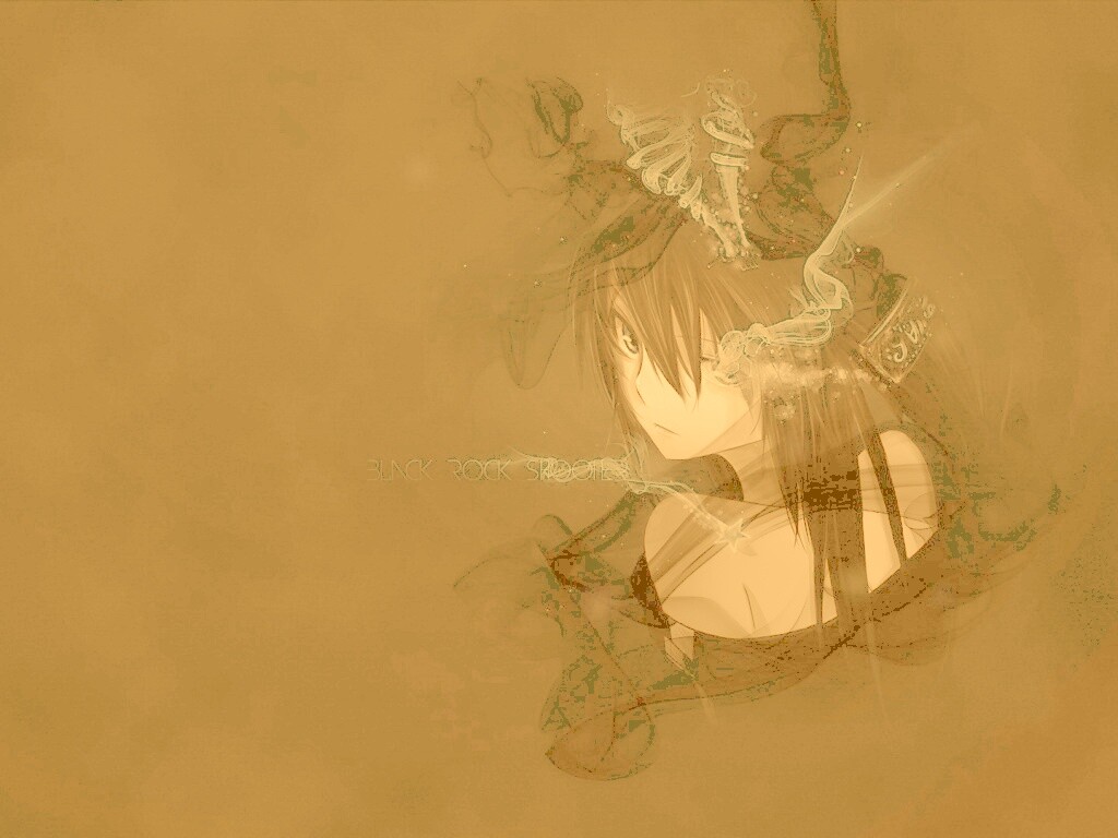 Black rock shooter обои