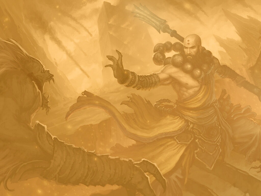 Монах из Diablo 3 обои