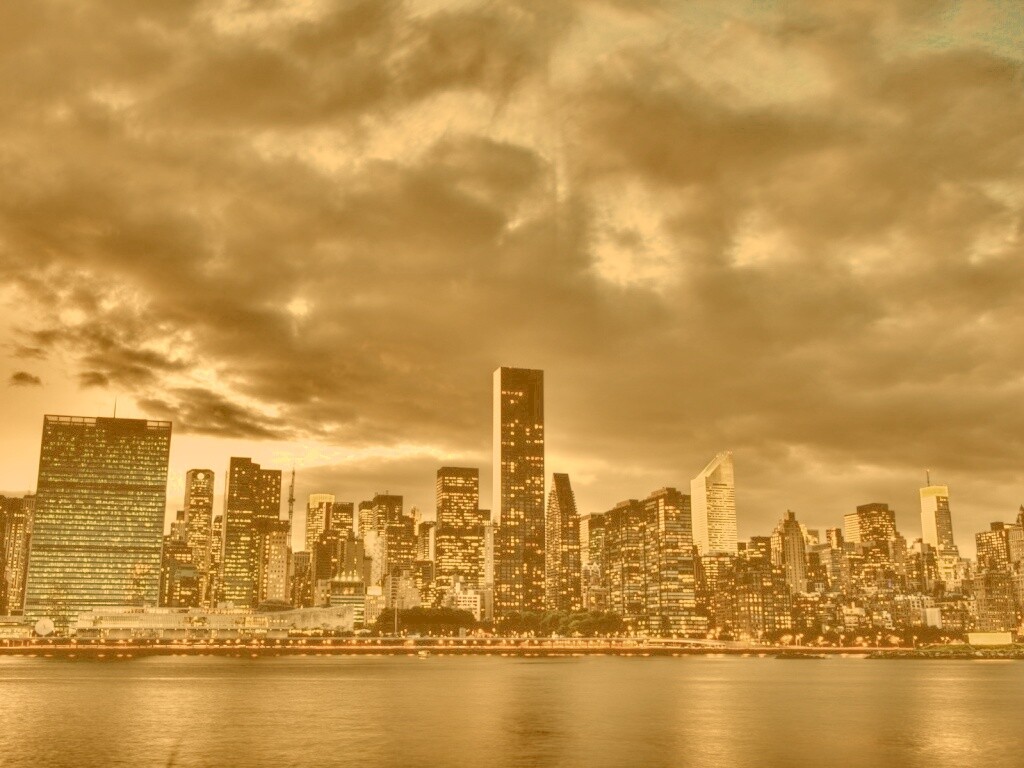 Красивый город обои