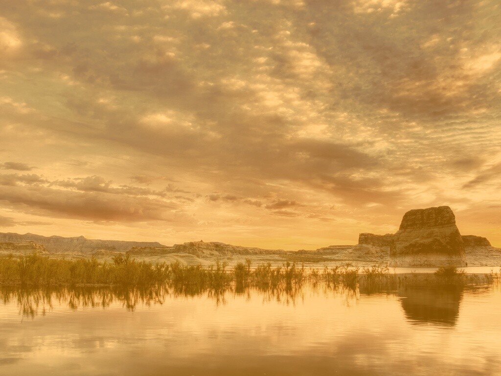 Горное озеро обои