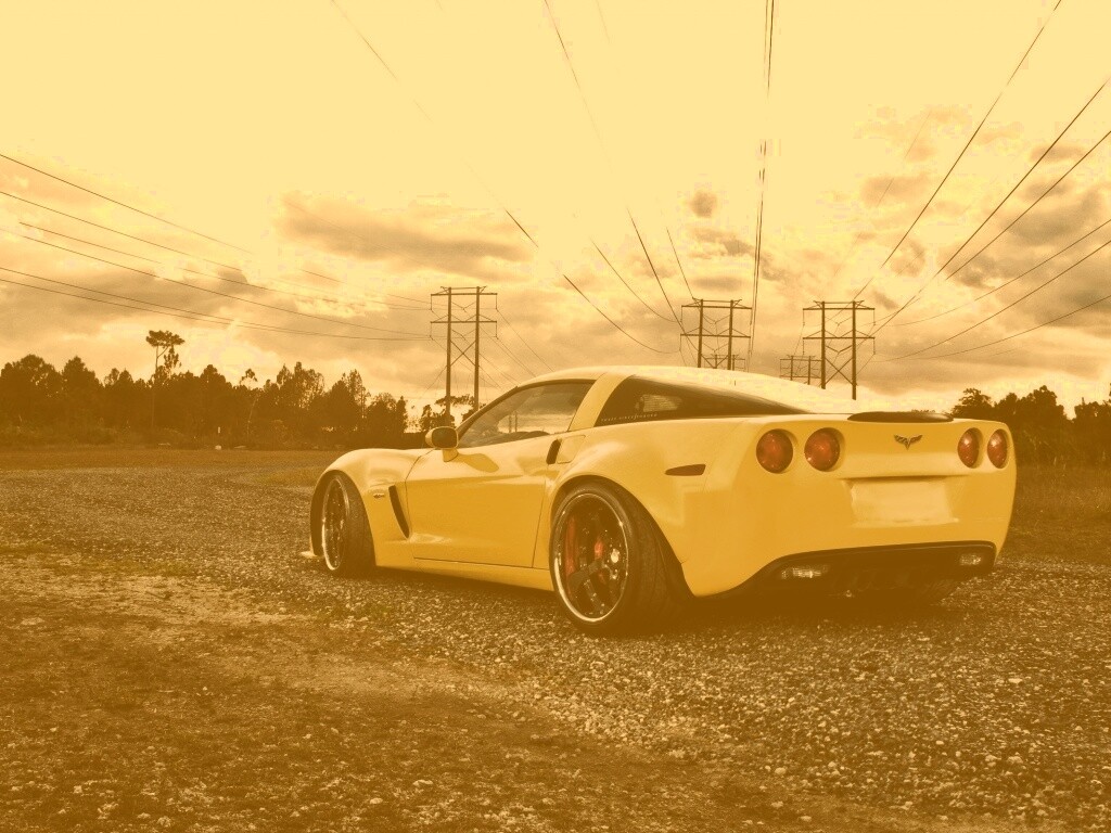 Chevrolet corvette обои