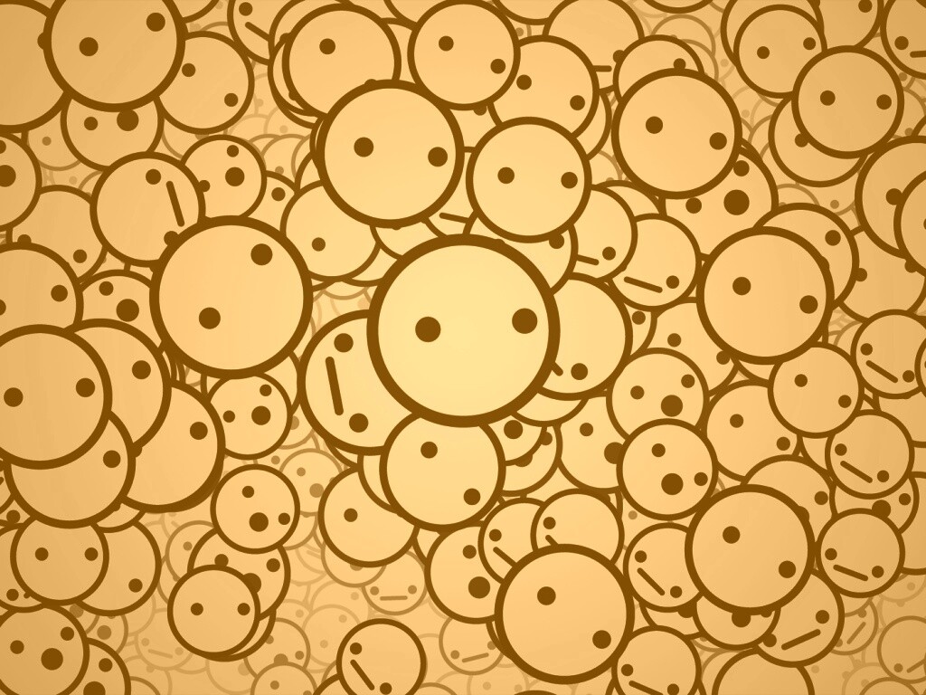 Фон из смайликов обои