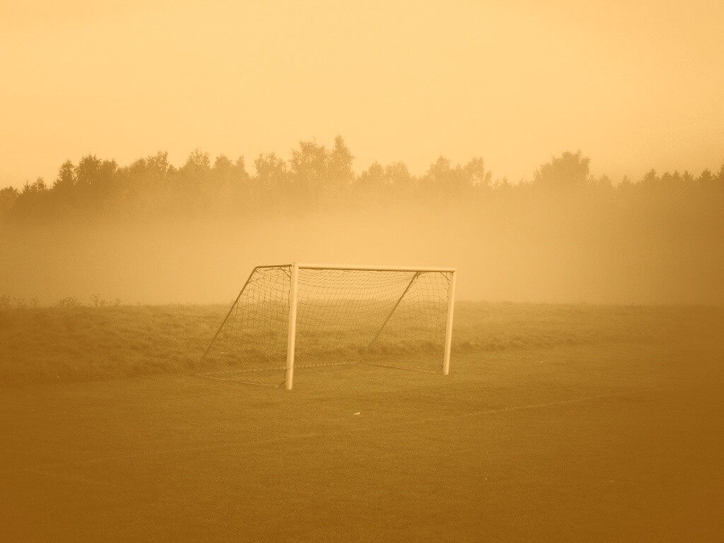 Футбольные ворота обои