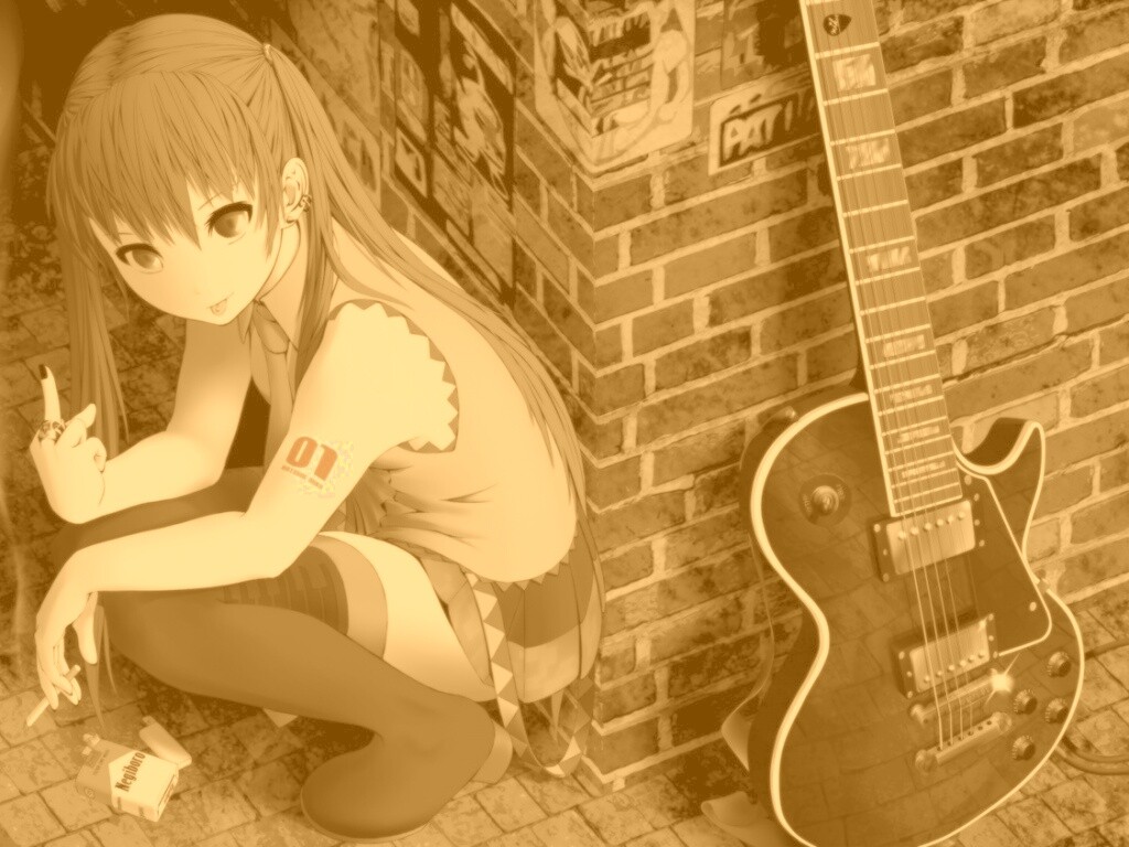 Hatsuone Miku 01 обои