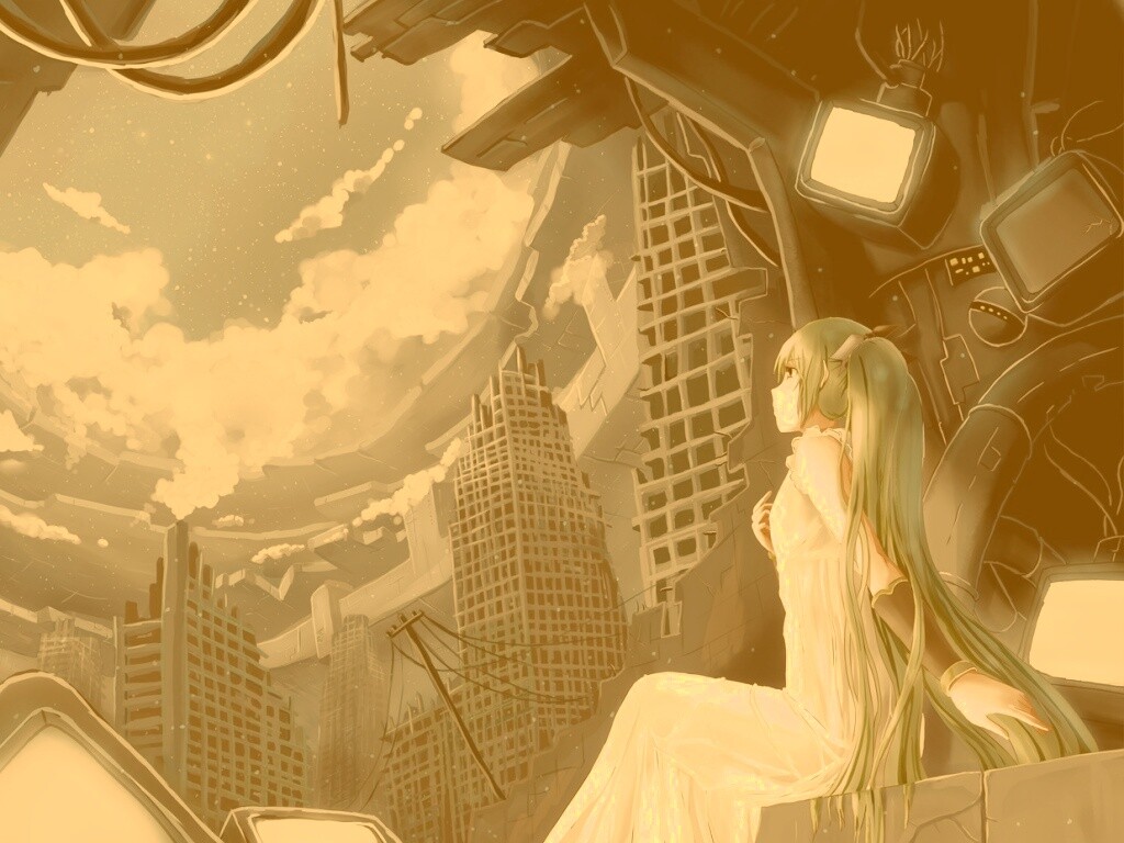 Вокалоид Hatsune Miku обои