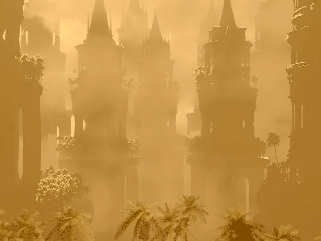 Заброшенные башни обои