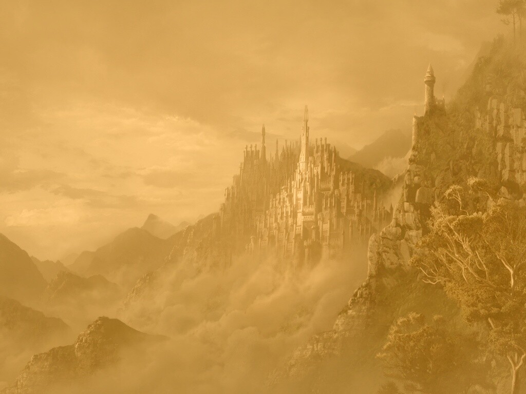 Сказочный город обои