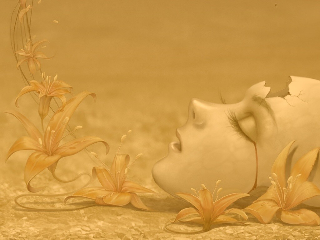 Разбитая маска обои