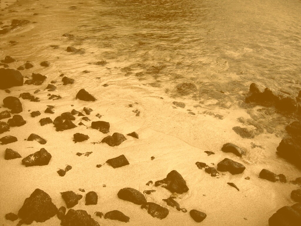 Каменистый берег обои