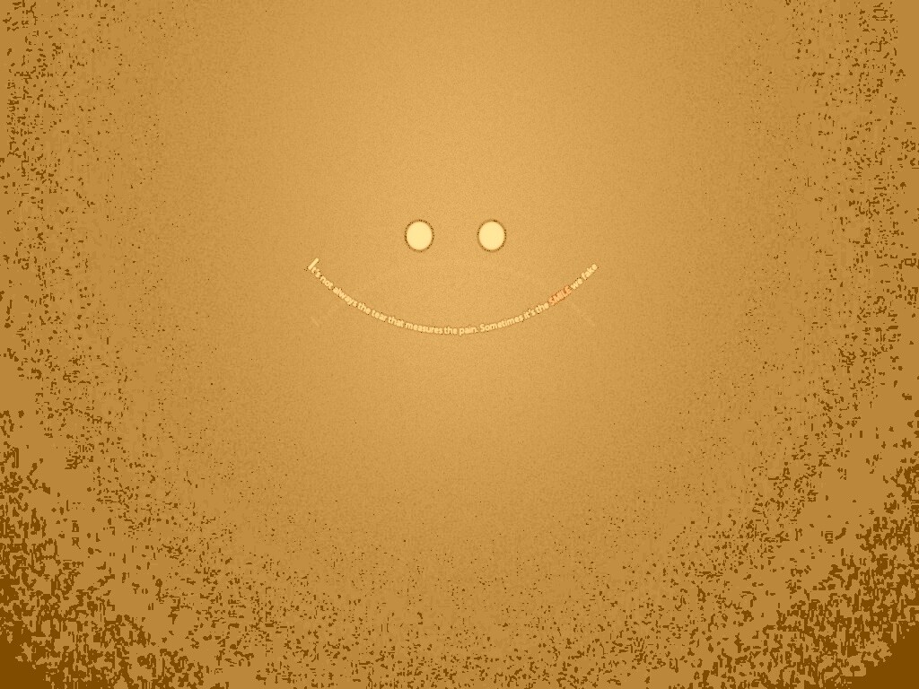 Веселый смайлик обои