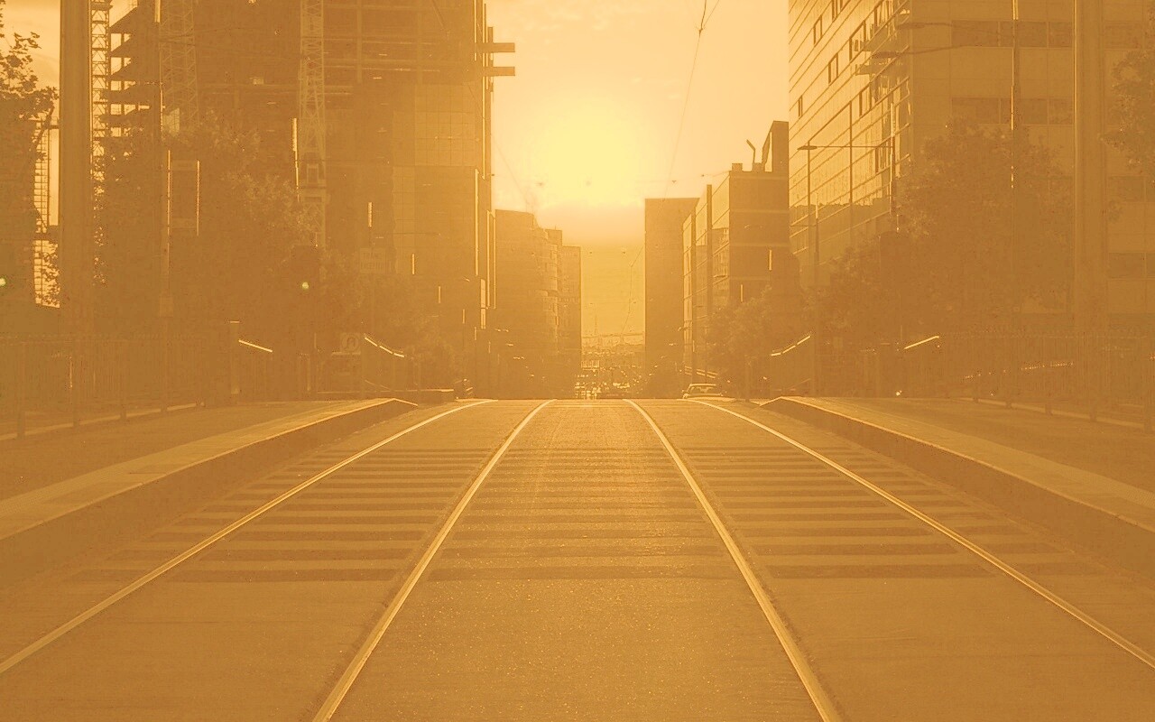 Трамвайные пути обои