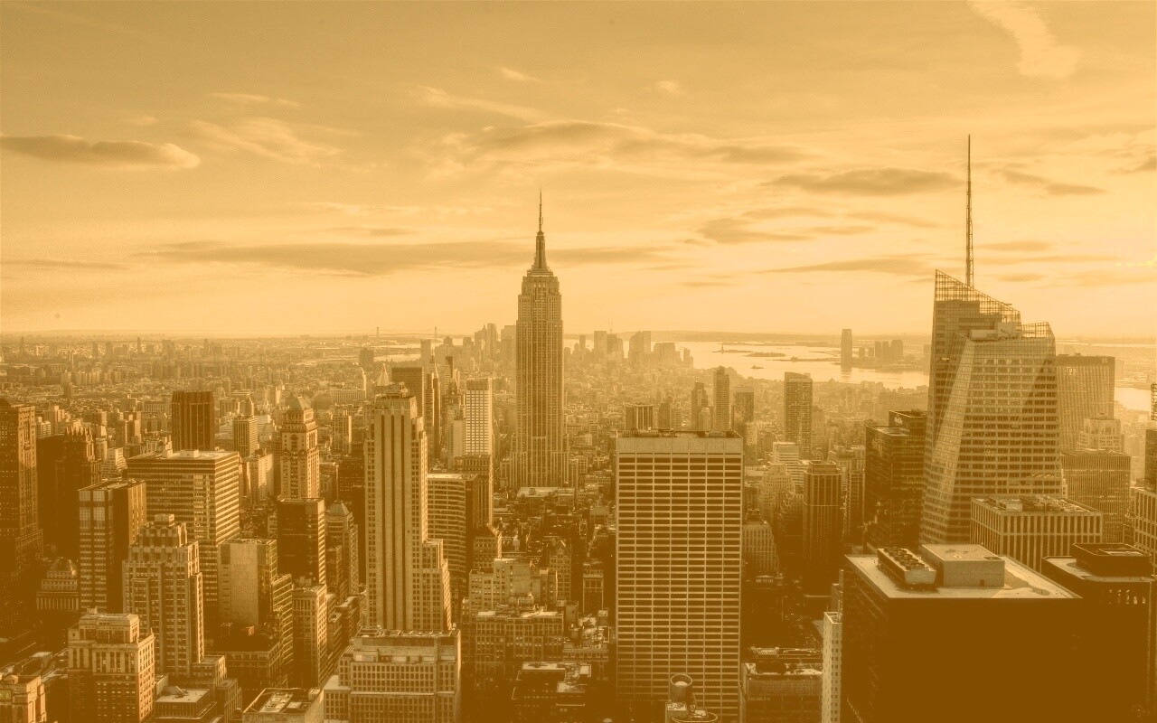 Большой город обои