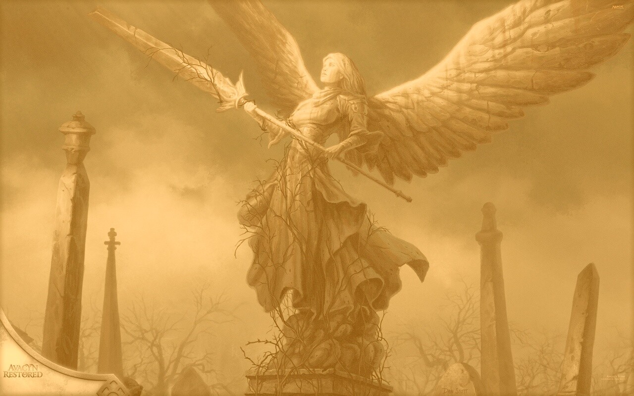 Ангел с мечом обои