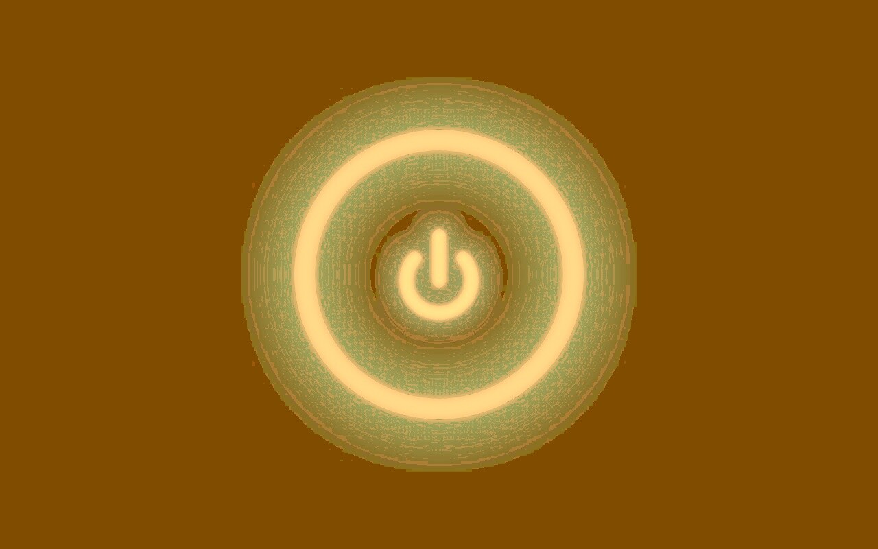 Горящая кнопка запуска обои