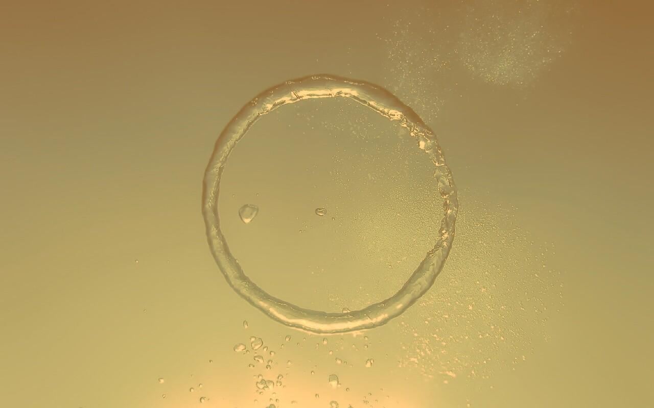 Кольцо из воды обои