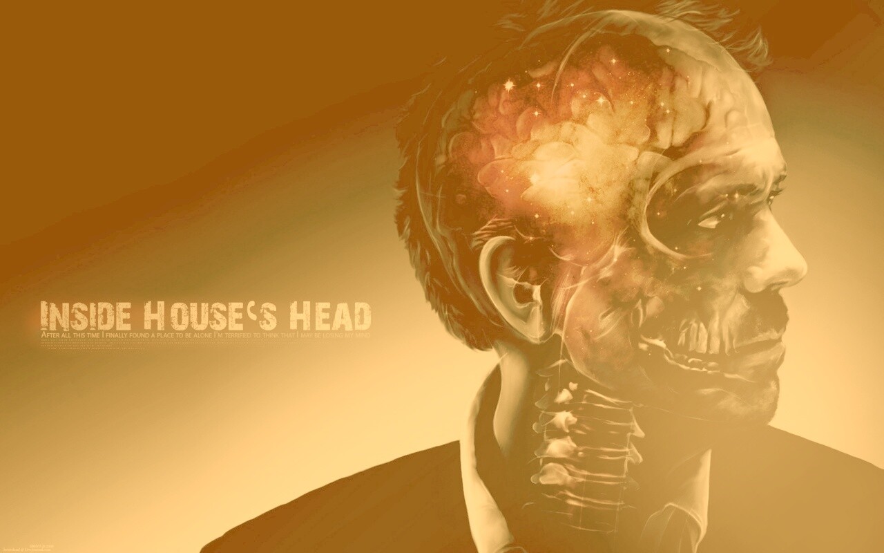 В голове доктора Хауса обои