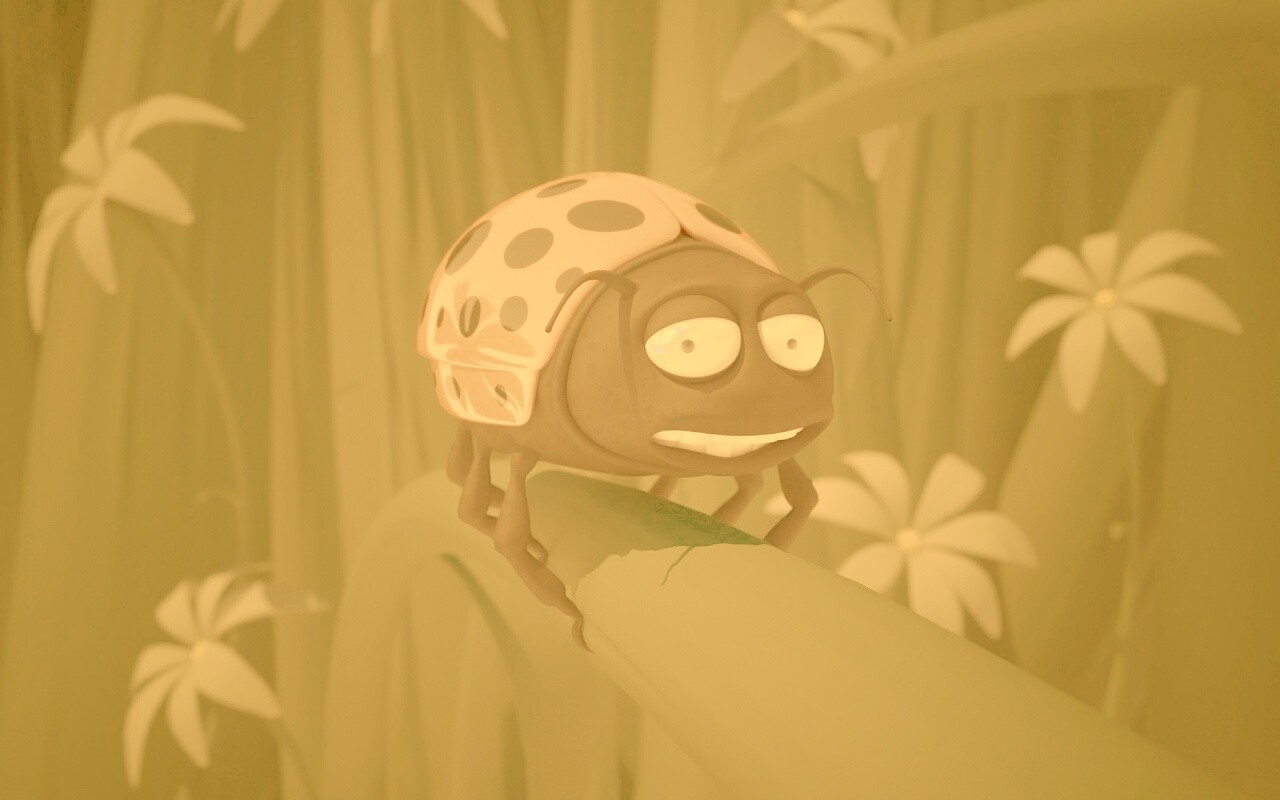 Глазастая божья коровка обои