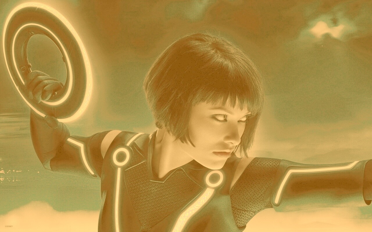 Оливия Уайлд в Трон: Наследие обои