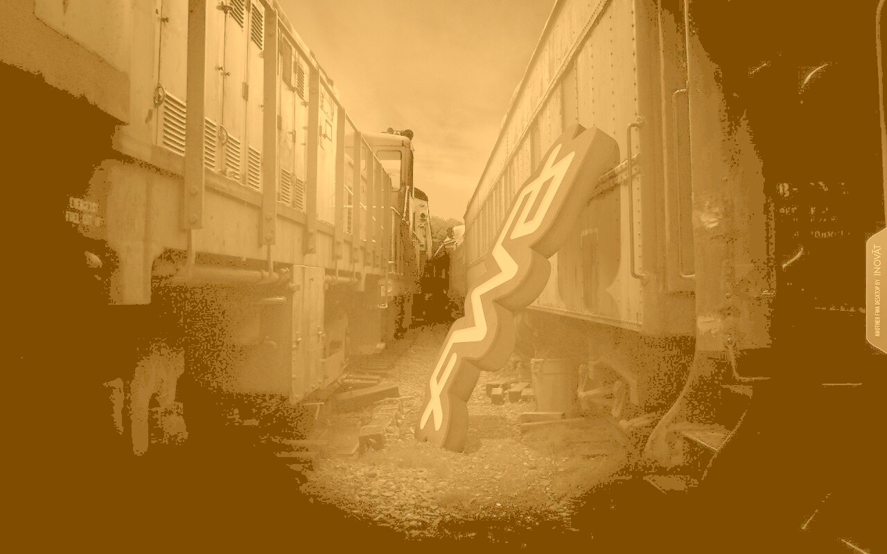 Упавшая вывеска обои