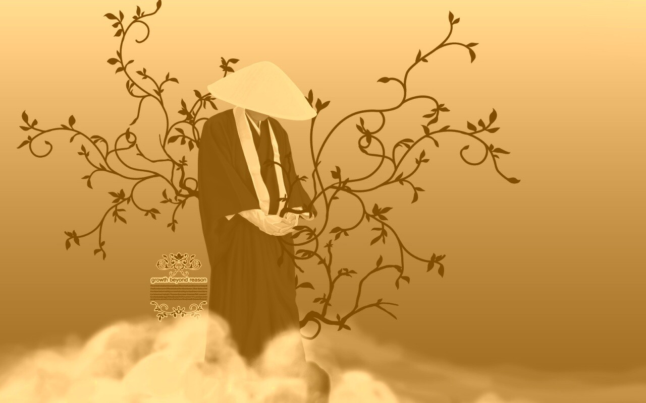 Молящийся монах обои