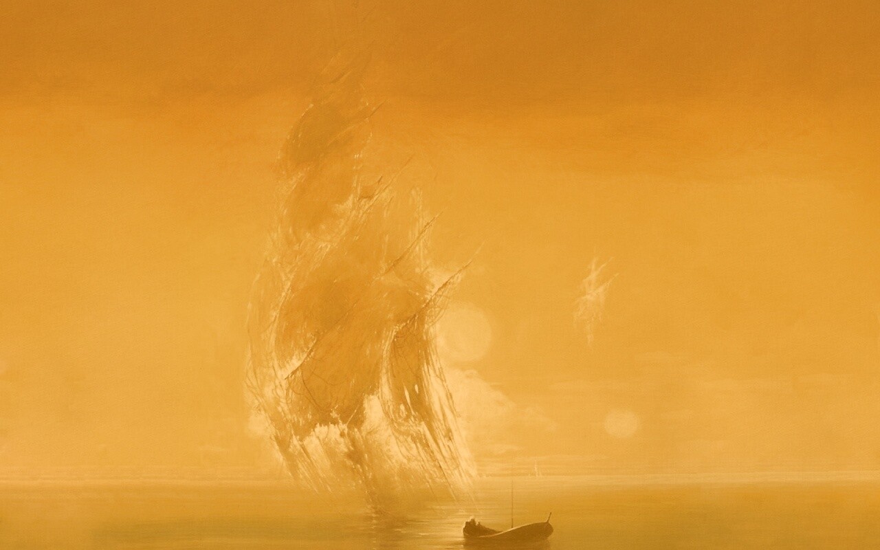 Призрачный парусник обои