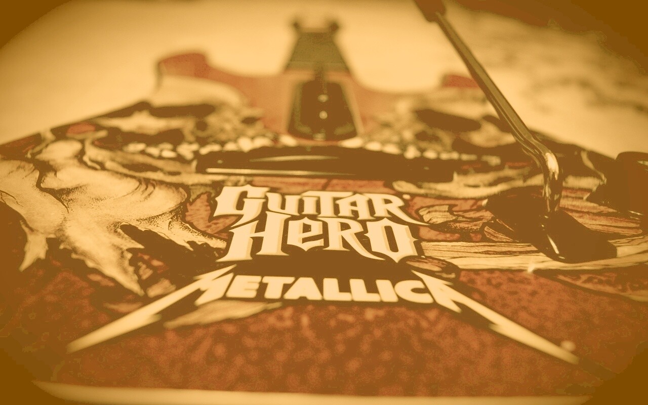 Контролер для Guitar Hero с Металликой обои