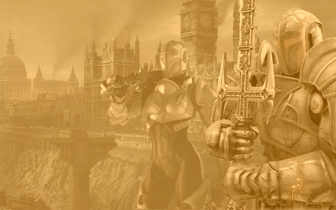 Постапокалиптический Лондон из игры обои
