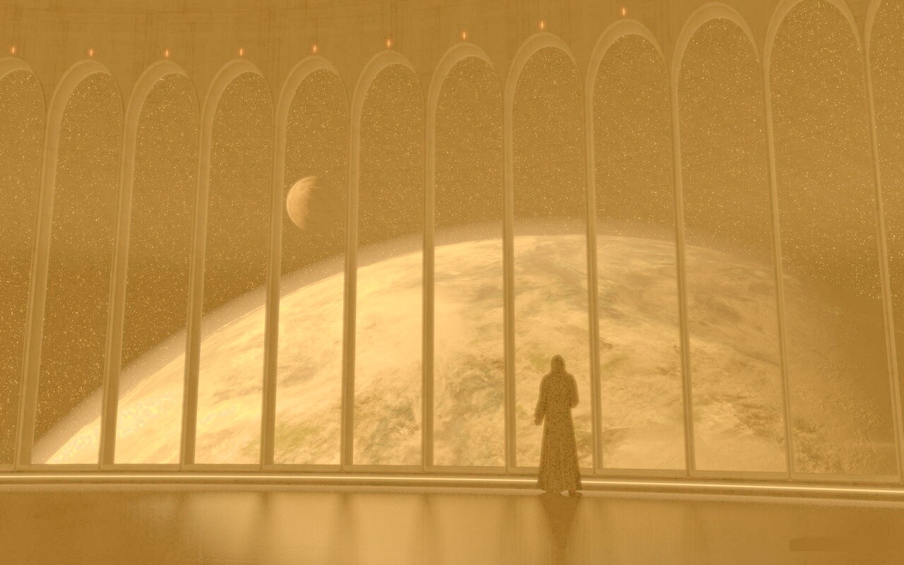 Вид на планету обои