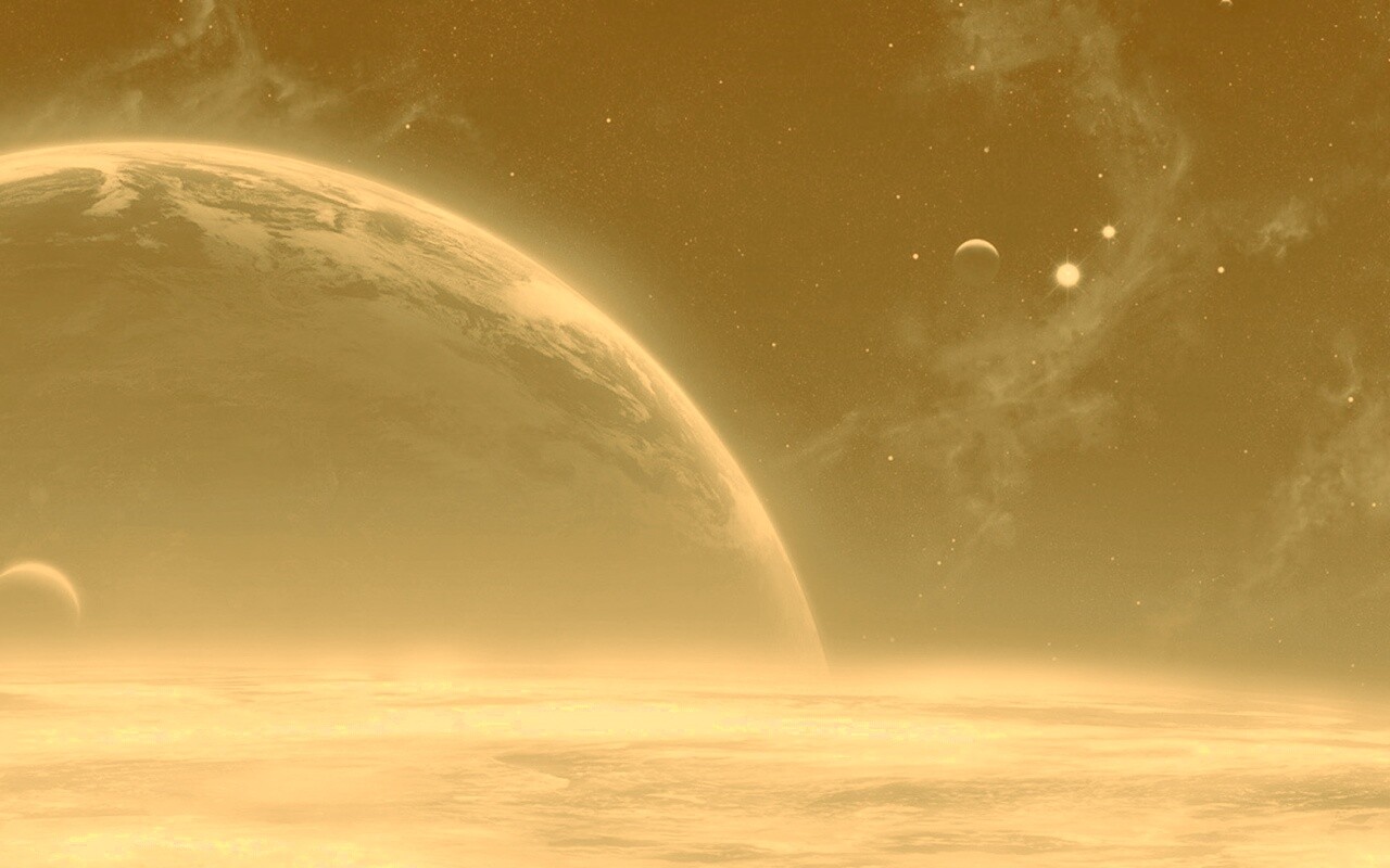 Планета за горизонтом обои