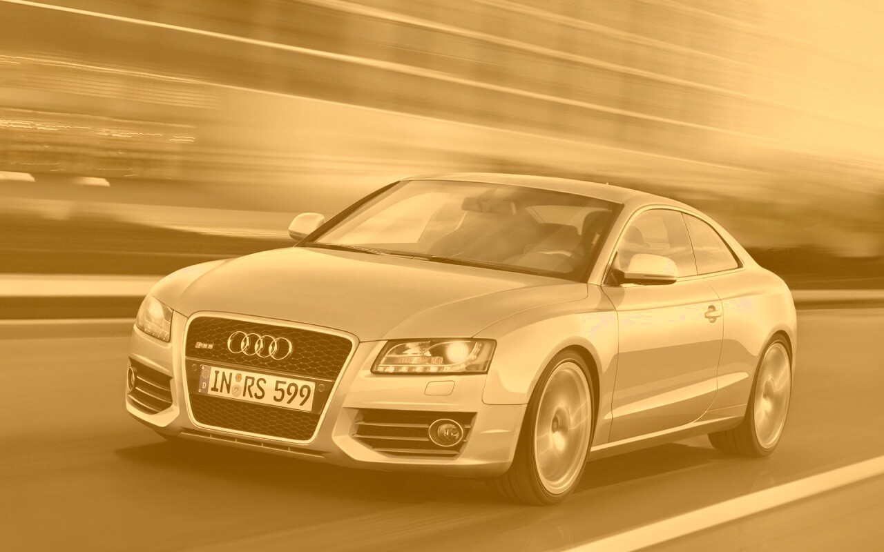 Ауди на скорости обои